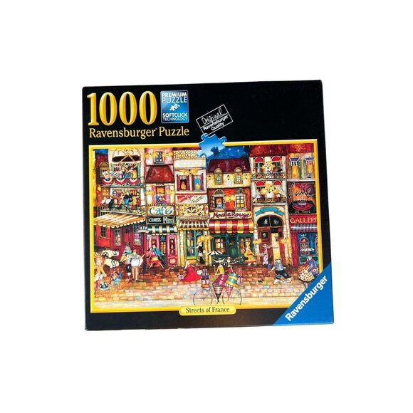 Night & Day "Mountain Retreat" 1000-Piece Puzzle & Ravensburger "Streets Of Fran - Picture 4 of 5